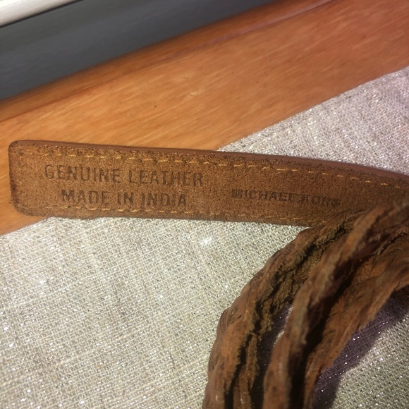 Michael Kors Brown Genuine Leather Trend Belt - Picture 6 of 6